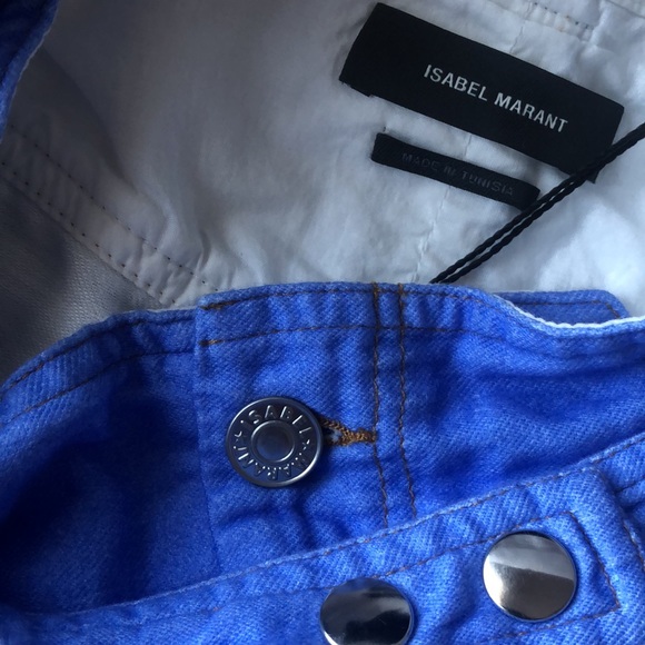 Isabel Marant KAYNETD shorts in blue/purple ombré FR34 - Picture 5 of 6